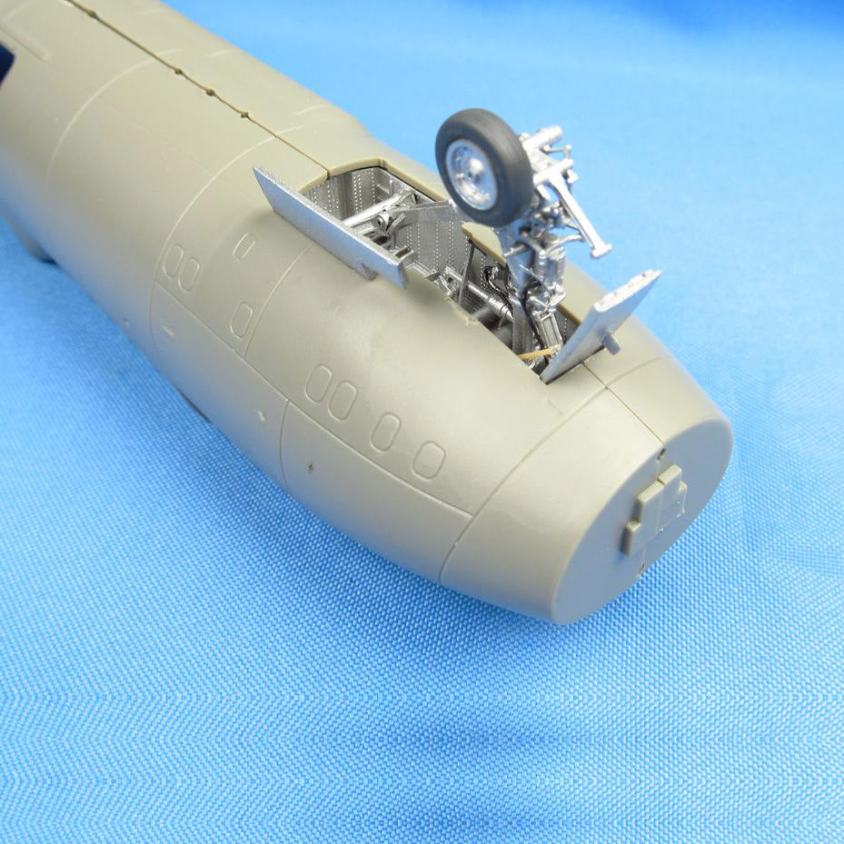 E-2C Hawkeye, Exterior Details, Landing Gears, Wheels (for Italeri, Kinetic) Scale 1:48 Metallic Details MDR48225