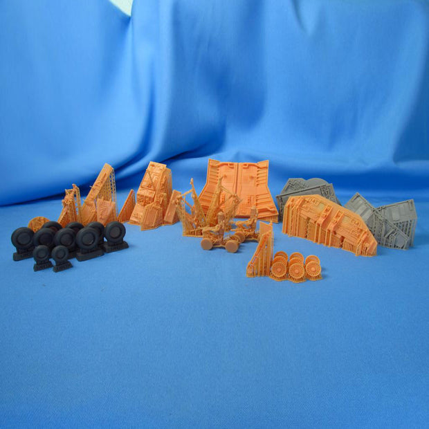 B-1B Lancer, Landing Gears, Wheel Bays, Wheels (for Revell) Scale 1:48 Metallic Details MDR48227