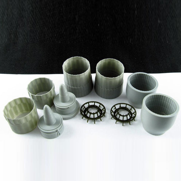 Sukhoi Su-27, Jet Nozzles Detailing set (Resin) Scale 1:48 (Recommended for kit: Academy) Metallic Details MDR4822 - For Aircraft Model Kits