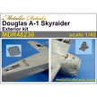 Douglas A-1 Skyraider, Exterior Details set (3D-Printed) Scale 1:48 (Recommended for kit: Tamiya) Metallic Details MDR48230 - For Aircraft Kit Model