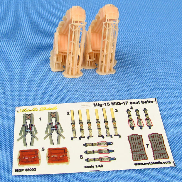 Ejection Seat KK-2 for MiG-17 MiG-19 MiG-21 (3D-Printed) Scale 1:48 Metallic Details MDR48234