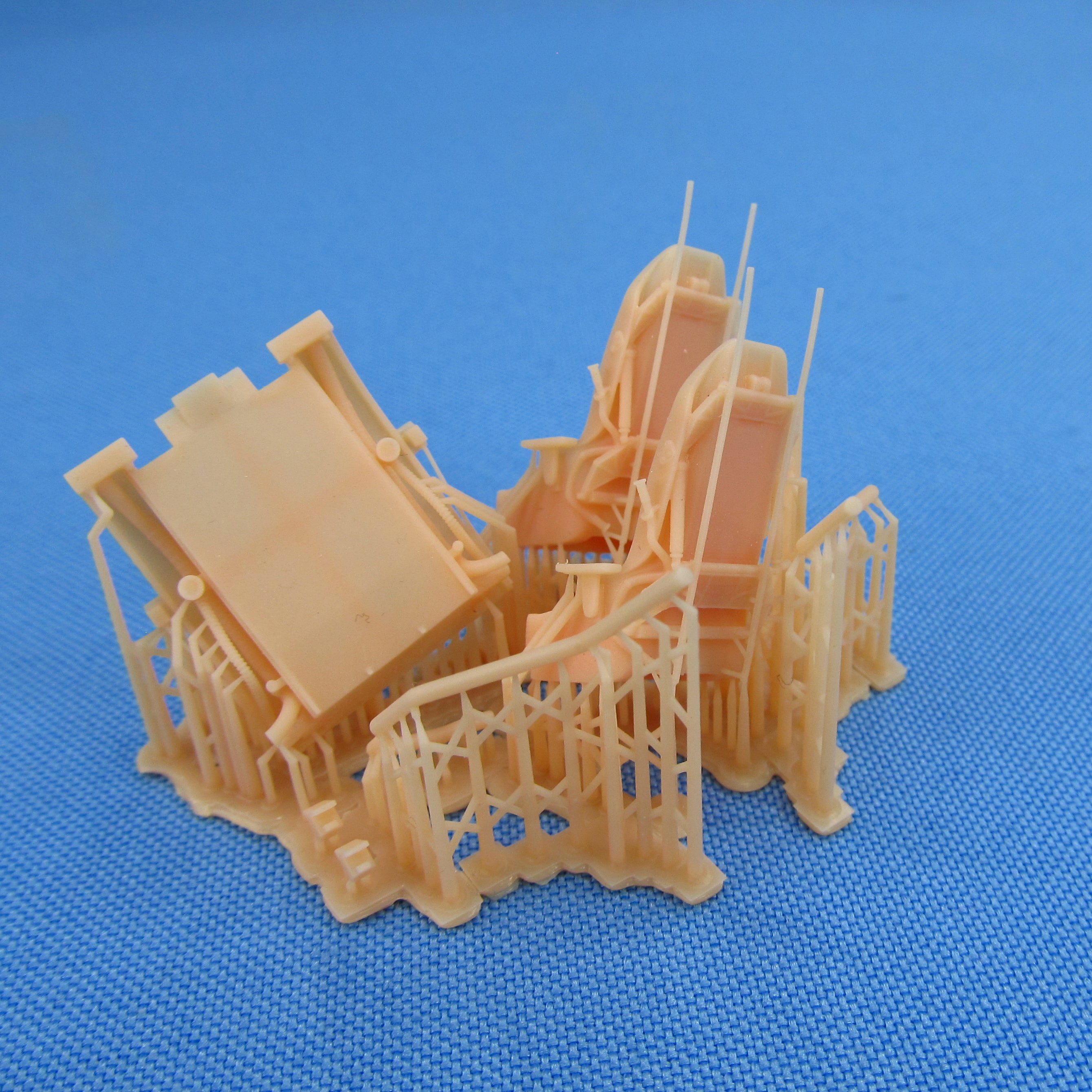 Bell Boeing V-22 Osprey, 3D-printed parts and Color Printing for Detailing of Cockpit Interior Elements and 2 Pilot Seats (for HobbyBoss) Scale 1:48 Metallic Details MDR48237