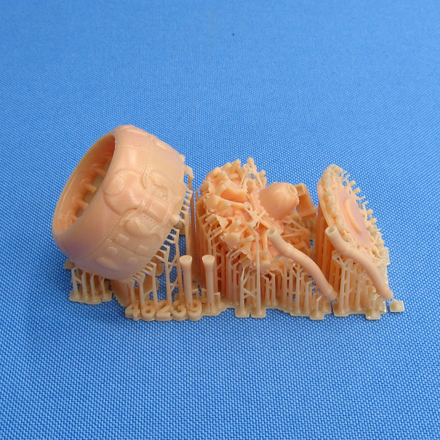 Gloster Gladiator, Cowling and Engines (3D-Printed) Scale 1:48 (Recommended for kit: Roden, Merit International, I Love Kit) Metallic Details MDR48239 - For Model Aircraft Kits