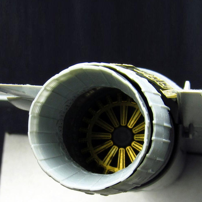 Mikoyan MiG-29, Jet Nozzles (Resin, Photoetch) Scale 1:48 (Recommended for kit: Great Wall Hobby) Metallic Details MDR4823 - For Models Aircraft Kits
