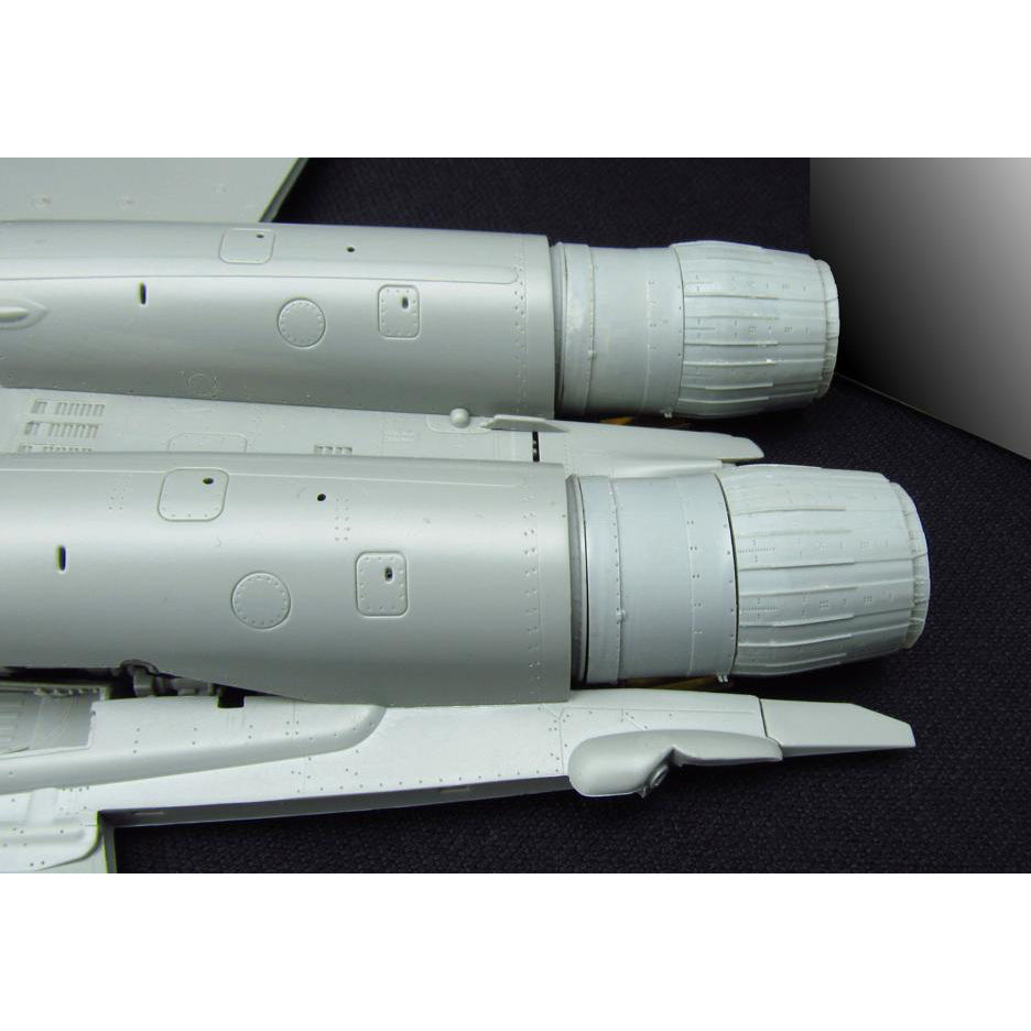 Mikoyan MiG-29, Jet Nozzles (Resin, Photoetch) Scale 1:48 (Recommended for kit: Great Wall Hobby) Metallic Details MDR4823 - For Models Aircraft Kits