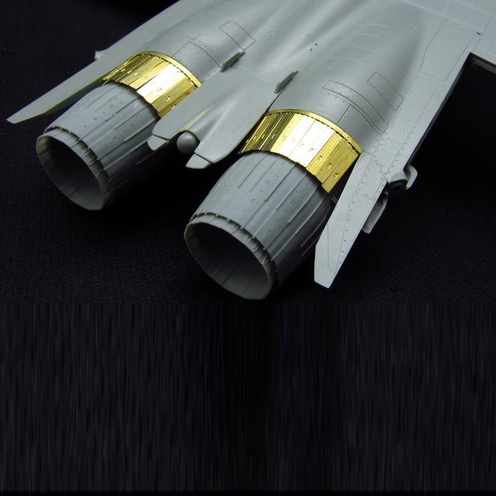 Mikoyan MiG-29, Jet Nozzles (Resin, Photoetch) Scale 1:48 (Recommended for kit: Great Wall Hobby) Metallic Details MDR4823 - For Models Aircraft Kits