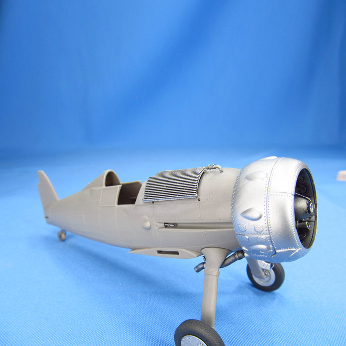 Gloster Gladiator, Exterior - Cowling, Engine, Radiator, Guns, Wheels, Propeller (Resin, 3D-Printed) Scale 1:48 (Recommended for kit: Roden, Merit International, I Love Kit) Metallic Details MDR48241 - For Aircraft Model Kits