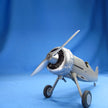 Gloster Gladiator, Exterior - Cowling, Engine, Radiator, Guns, Wheels, Propeller (Resin, 3D-Printed) Scale 1:48 (Recommended for kit: Roden, Merit International, I Love Kit) Metallic Details MDR48241 - For Aircraft Model Kits