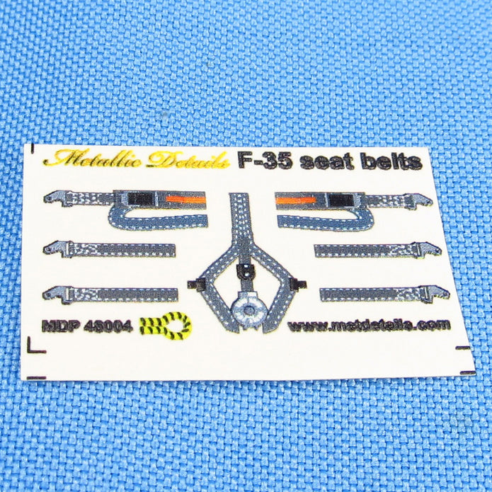 Lockheed-Martin F-35 A Lightning II, Ejection Seats (3D-Printed) Scale 1:48 Metallic Details MDR48244 - For Models Aircraft Kits