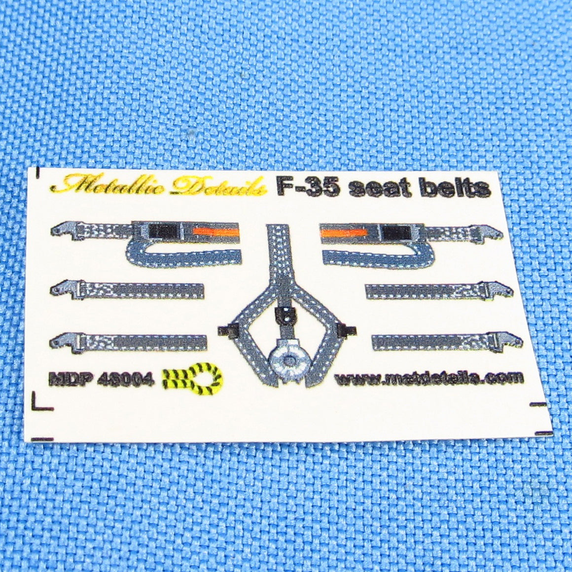 Lockheed-Martin F-35 A Lightning II, Ejection Seats (3D-Printed) Scale 1:48 Metallic Details MDR48244 - For Models Aircraft Kits
