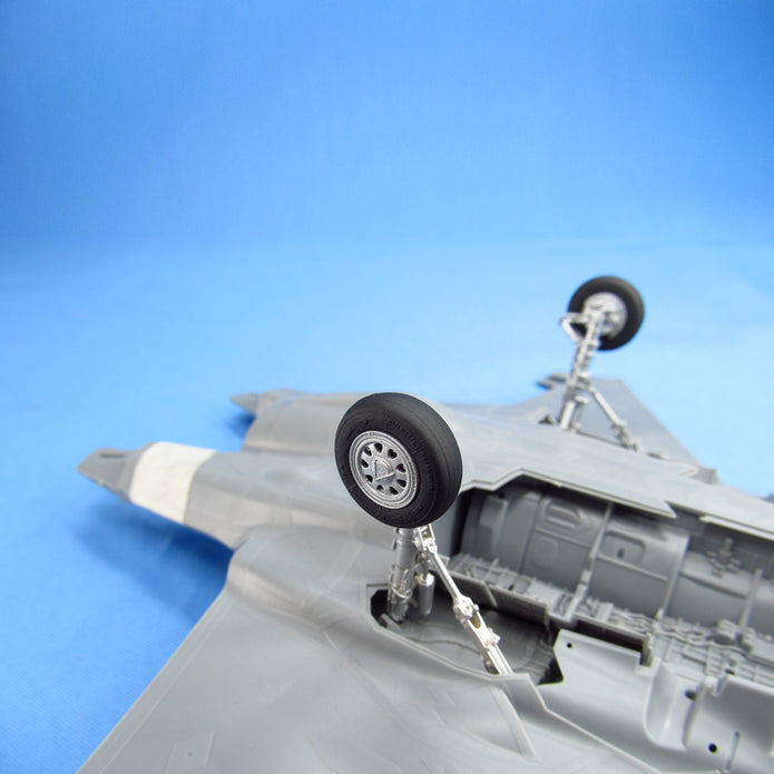 F-35 A Lightning II, Landing Gears, Wheels (for Tamiya) Scale 1:48 Metallic Details MDR48245