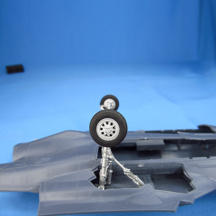 F-35 A Lightning II, Landing Gears, Wheels (Meng Model) (for Meng Model) Scale 1:48 Metallic Details MDR48246