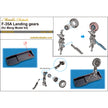 F-35 A Lightning II, Landing Gears, Wheels (Meng Model) (for Meng Model) Scale 1:48 Metallic Details MDR48246