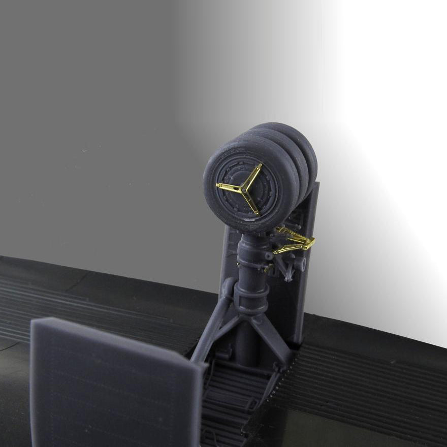 SR-71 Blackbird, Landing Gears (for Testors/Italeri) Scale 1:48 Metallic Details MDR4824