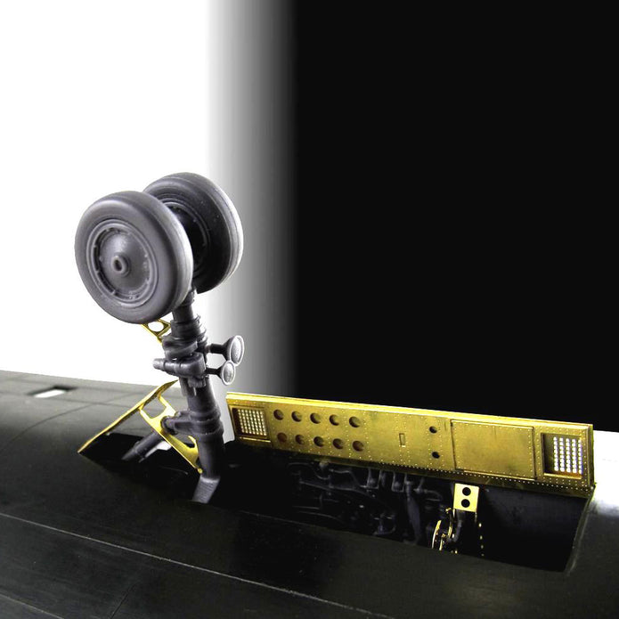 SR-71 Blackbird, Landing Gears (for Testors/Italeri) Scale 1:48 Metallic Details MDR4824