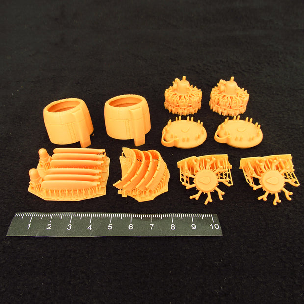 PV-1 Ventura, Cowlings, Propeller and Engines Detailing set (3D-Printed) Scale 1:48 (Recommended for kit: Revell, Academy) Metallic Details MDR48252 - For Aircraft Kit Model