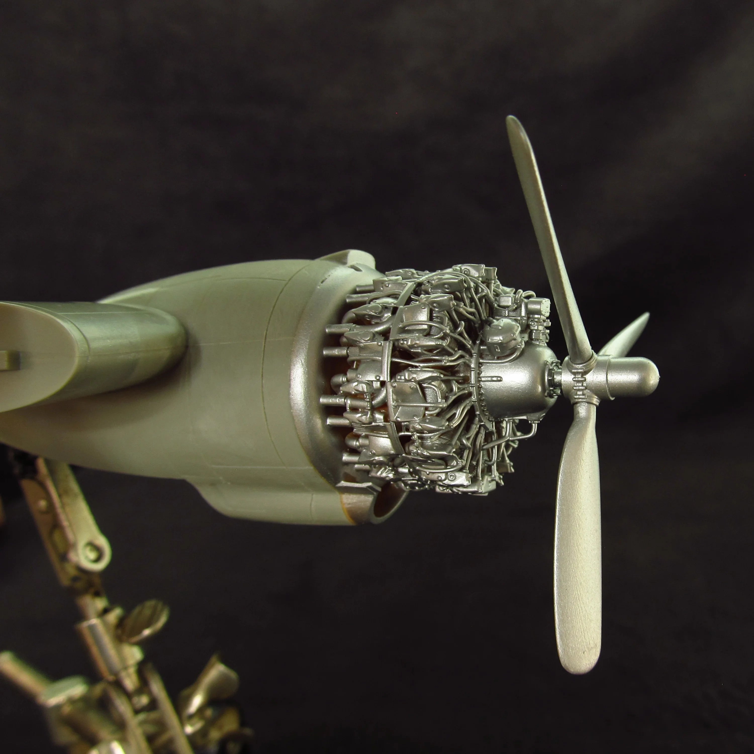 PV-1 Ventura, Cowlings, Propeller and Engines Detailing set (3D-Printed) Scale 1:48 (Recommended for kit: Revell, Academy) Metallic Details MDR48252 - For Aircraft Kit Model
