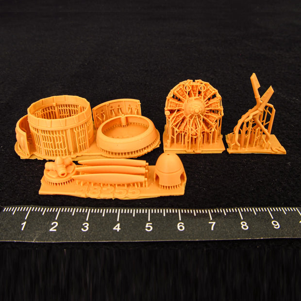 Hydroplane Arado Ar 196, Cowling, Propeller and Engine Detailing set (3D-Printed) Scale 1:48 (Recommended for kit: Italeri) Metallic Details MDR48254 - For Aircraft Models Kits