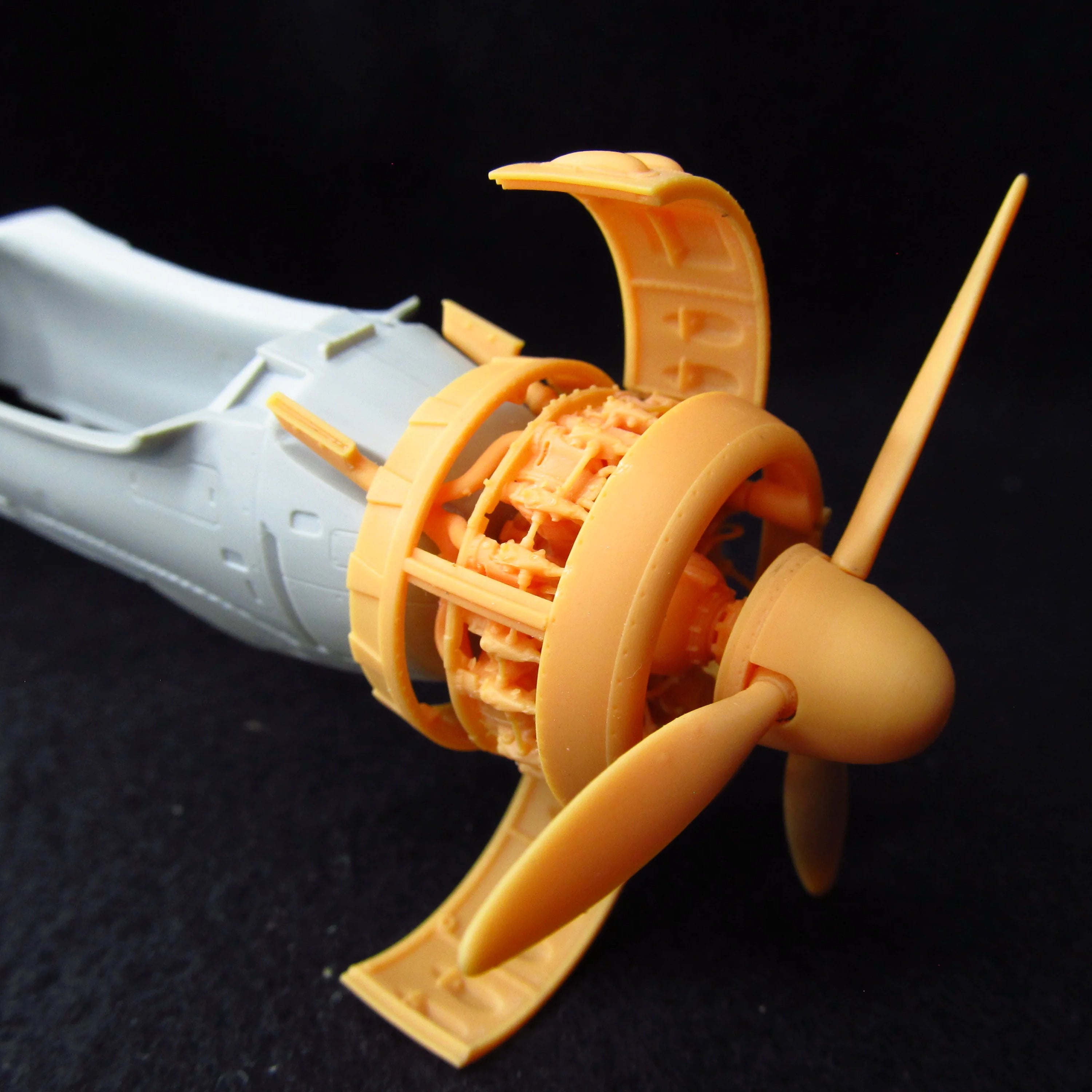 Hydroplane Arado Ar 196, Propeller set Detailing set (3D-Printed) Scale 1:48 (Recommended for kit: Italeri) Metallic Details MDR48255 - For Model Kits Aircraft