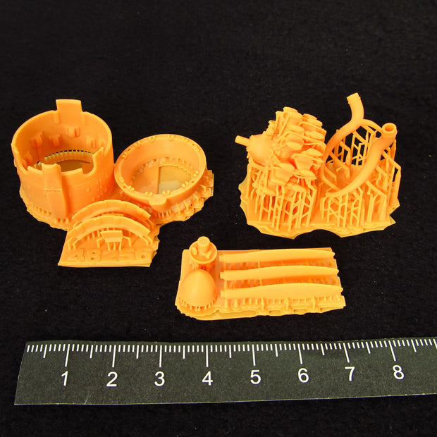 Fiat CR,42 Falco, Cowling, Propeller and Engine Detailing set (3D-Printed) Scale 1:48 (Recommended for kit: Italeri) Metallic Details MDR48256 - For Aircraft Model Kits