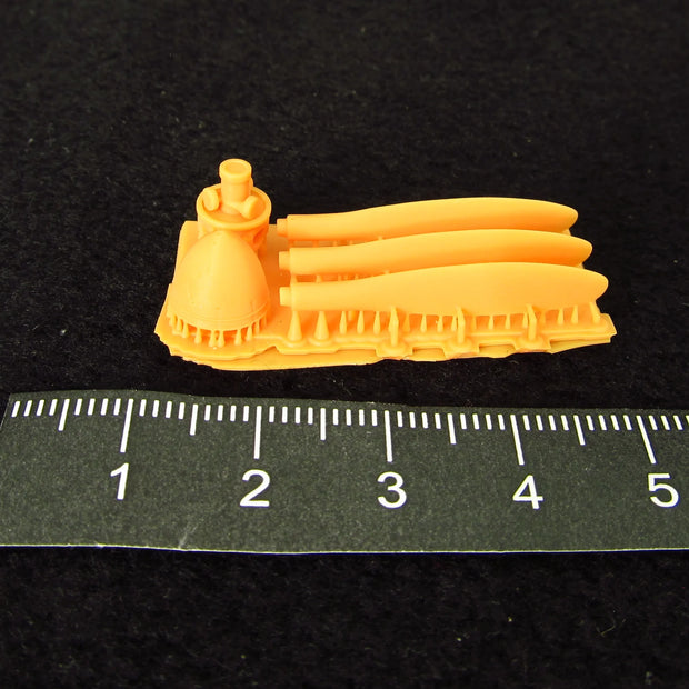 Fiat CR,42 Falco, Propeller set Detailing set (3D-Printed) Scale 1:48 (Recommended for kit: Italeri) Metallic Details MDR48257 - For Aircraft Model Kit