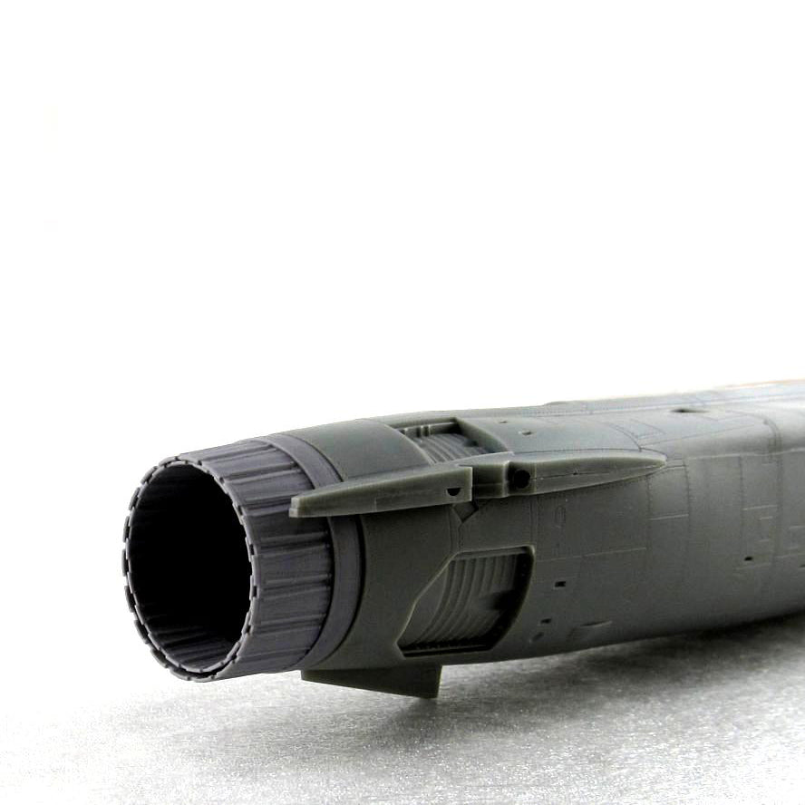 Mikoyan MiG-23, Jet Nozzels Detailing set (Resin) Scale 1:48 (Recommended for kit: Trumpeter) Metallic Details MDR4825 - For Aircraft Model Kit