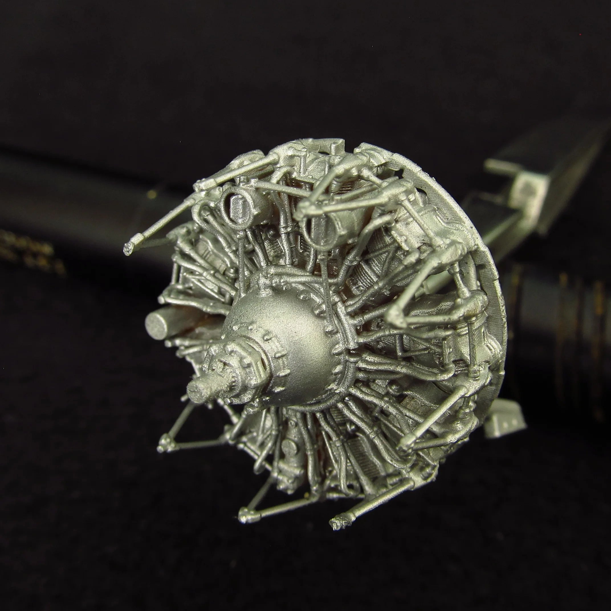 Hydroplane Arado Ar 196, Engine Detailing set (3D-Printed) Scale 1:48 Metallic Details MDR48272 - For Aircraft Model Kit