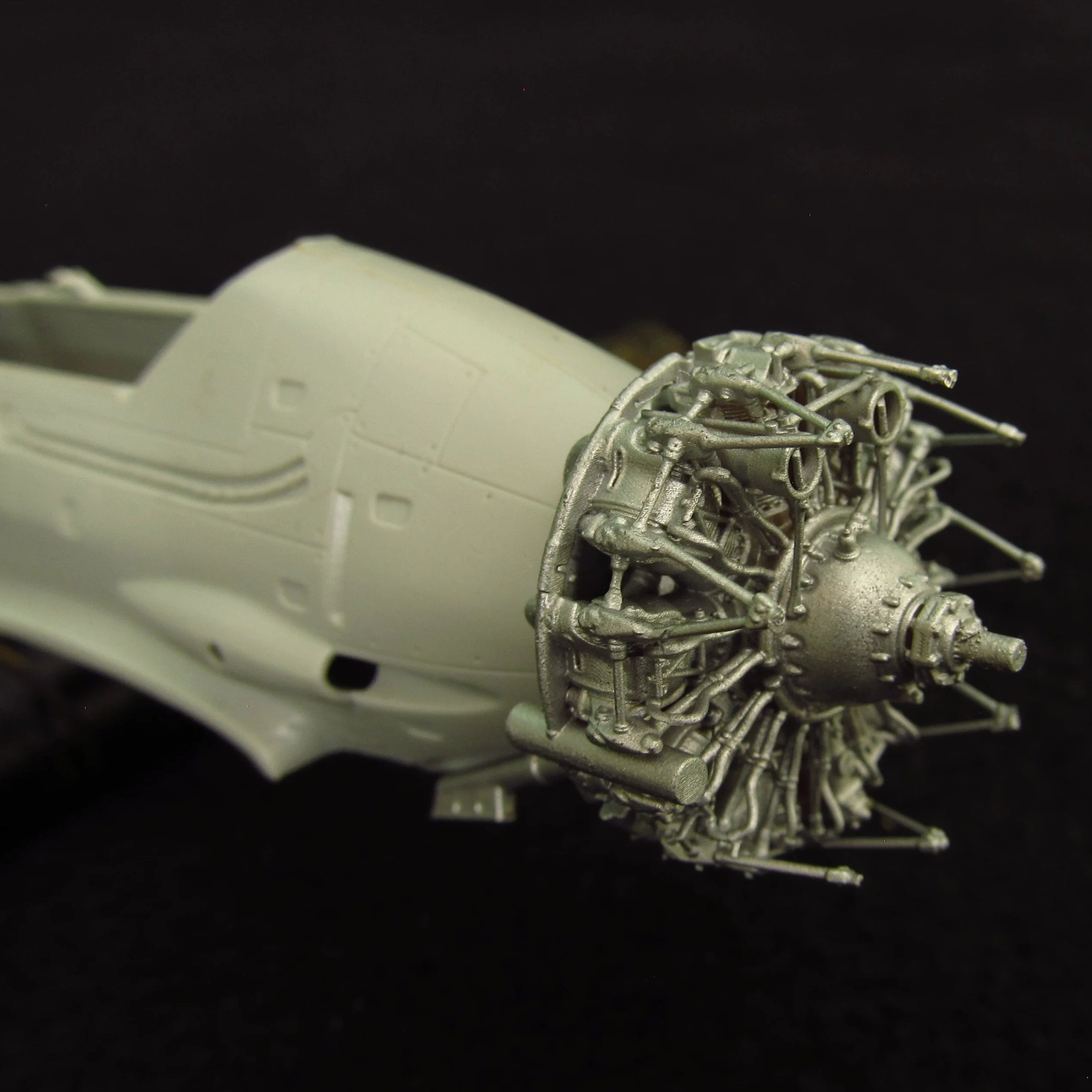 Hydroplane Arado Ar 196, Engine Detailing set (3D-Printed) Scale 1:48 Metallic Details MDR48272 - For Aircraft Model Kit
