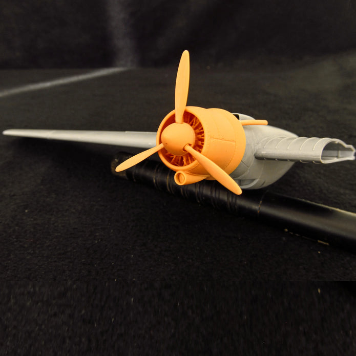 Gotha Go 244B, Cowlings, Propeller and Engines Detailing set (3D-Printed) Scale 1:48 (Recommended for kit: ICM) Metallic Details MDR48273 - For Model Kit Aircraft