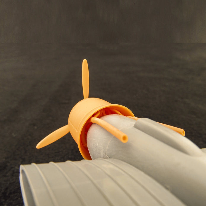 Gotha Go 244B, Cowlings, Propeller and Engines Detailing set (3D-Printed) Scale 1:48 (Recommended for kit: ICM) Metallic Details MDR48273 - For Model Kit Aircraft