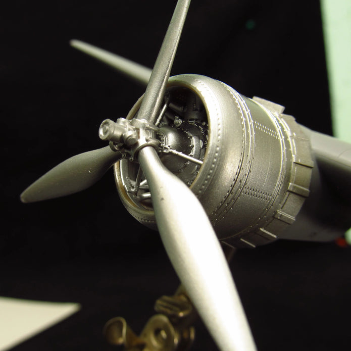 Bristol Beaufort, Propeller, Cowlings and Engines Detailing set (3D-Printed) Scale 1:48 (Recommended for kit: ICM) Metallic Details MDR48278 - For Model Kits Aircraft