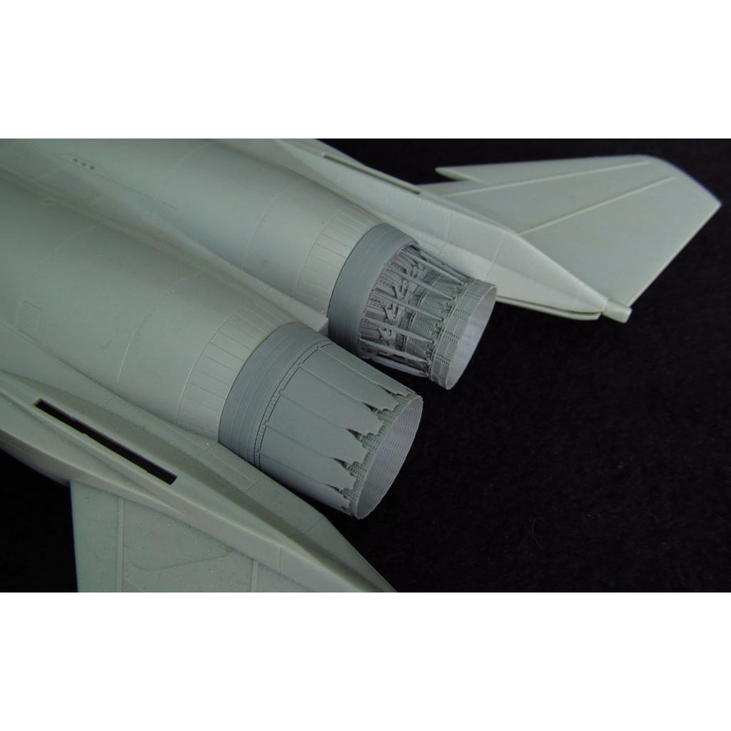 McDonnell-Douglas F-15 Strike Eagle, Jet Nozzles (opened) Detailing set (Resin, Photoetch) Scale 1:48 (Recommended for kit: Revell, Great Wall Hobby) Metallic Details MDR4827 - For Aircraft Models Kits