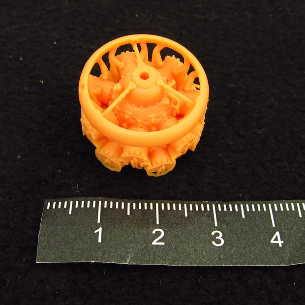 Bristol Taurus Engines Detailing set (3D-Printed) Scale 1:48 Metallic Details MDR48280 - For Model Kit Aircraft