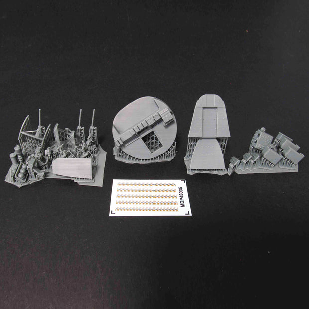 Boeing B-17F Flying Fortress Bombardier’s Cockpit (Interior set) (for Monogram) Scale 1:48 Metallic Details MDR48283