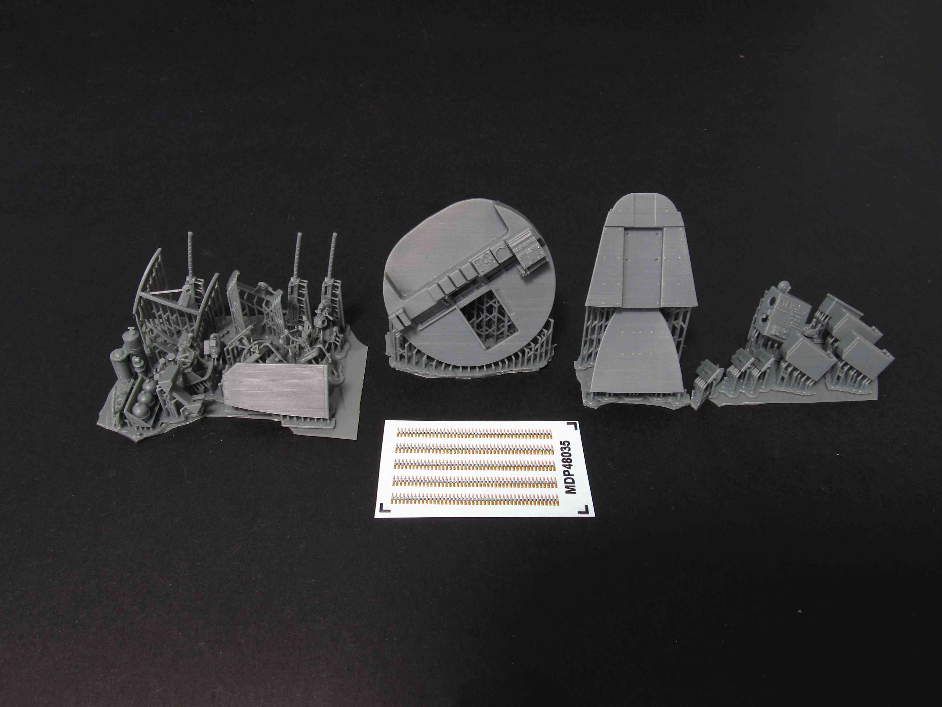 Boeing B-17F Flying Fortress Bombardier’s Cockpit (Interior set) (for Monogram) Scale 1:48 Metallic Details MDR48283