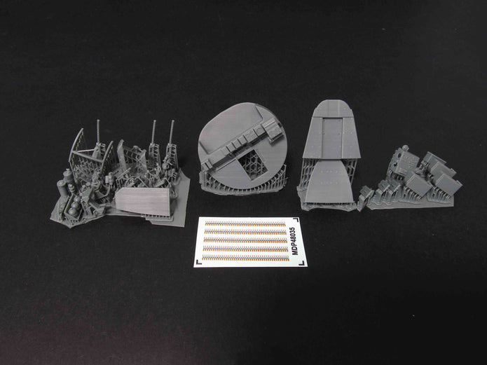 Boeing B-17F Flying Fortress Bombardier’s Cockpit (Interior set) (for Monogram) Scale 1:48 Metallic Details MDR48283