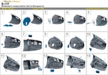 Boeing B-17F Flying Fortress Bombardier’s Cockpit (Interior set) (for Monogram) Scale 1:48 Metallic Details MDR48283