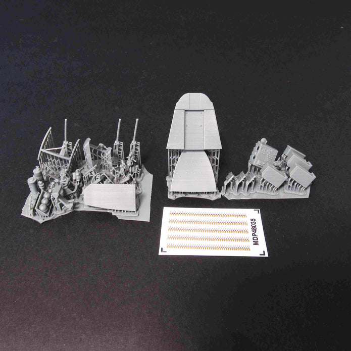 Boeing B-17F Flying Fortress Bombardier’s Cockpit (Interior set) (for HK Models) Scale 1:48 Metallic Details MDR48284