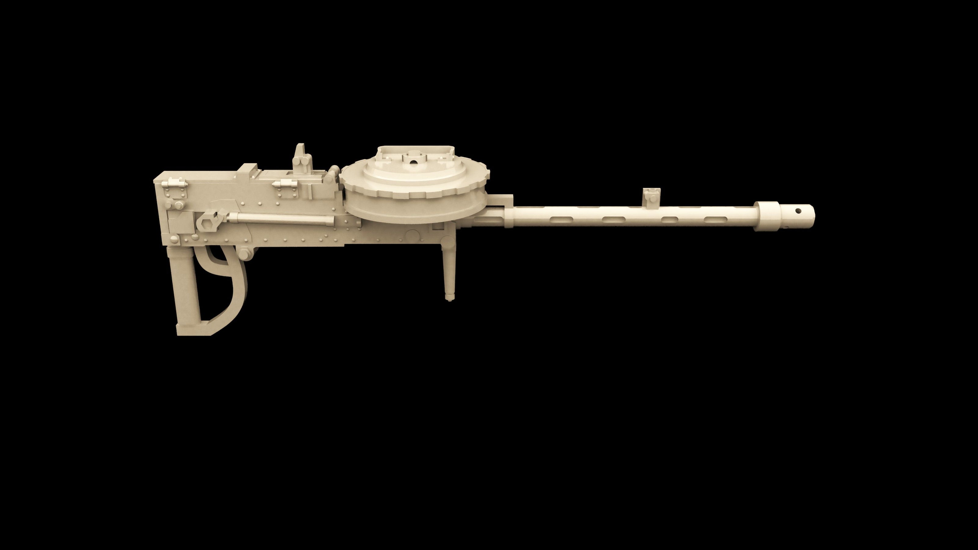 Te-1 Japanese Machine Gun Scale 1:48 Metallic Details MDR48285