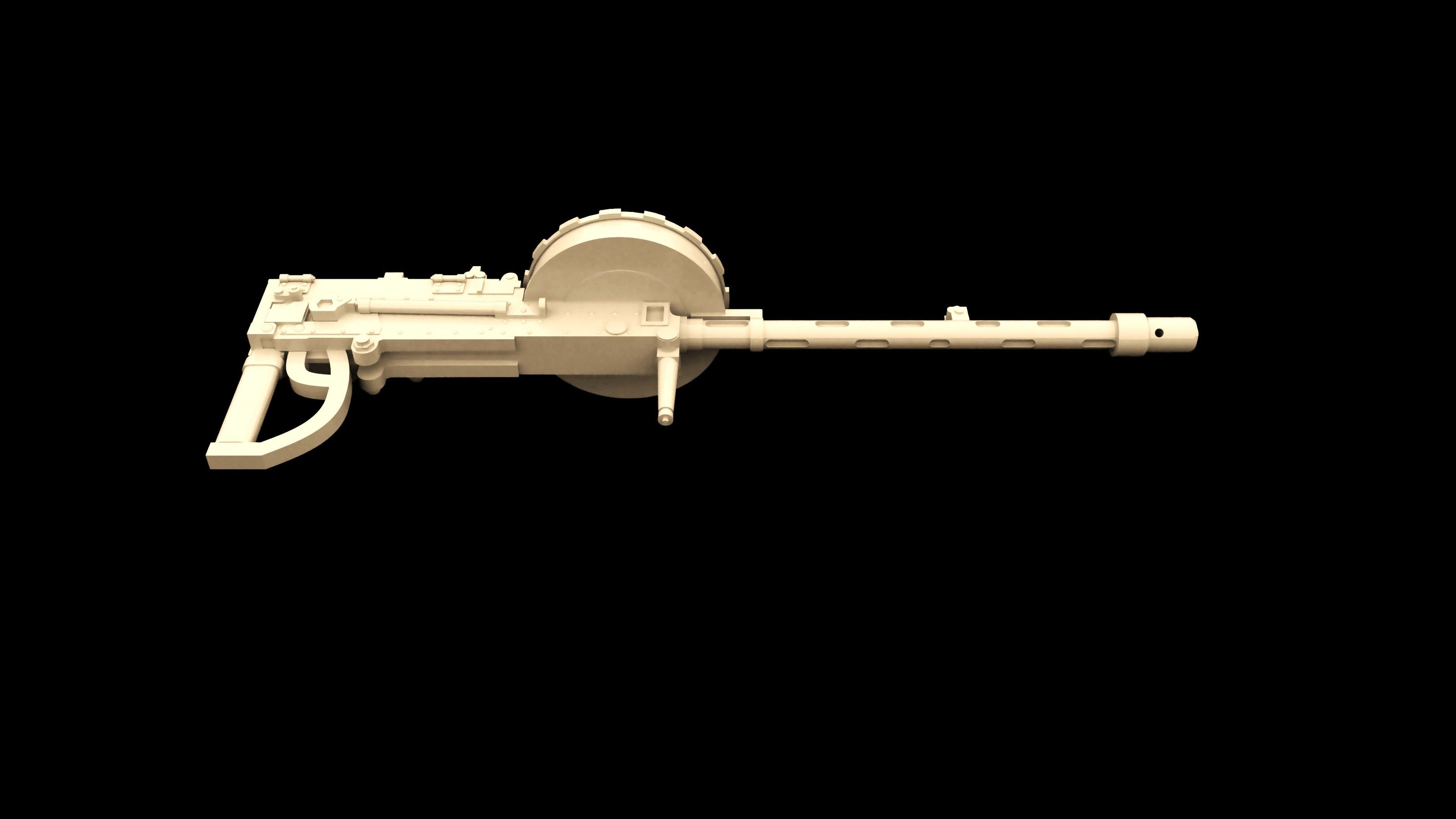 Te-1 Japanese Machine Gun Scale 1:48 Metallic Details MDR48285