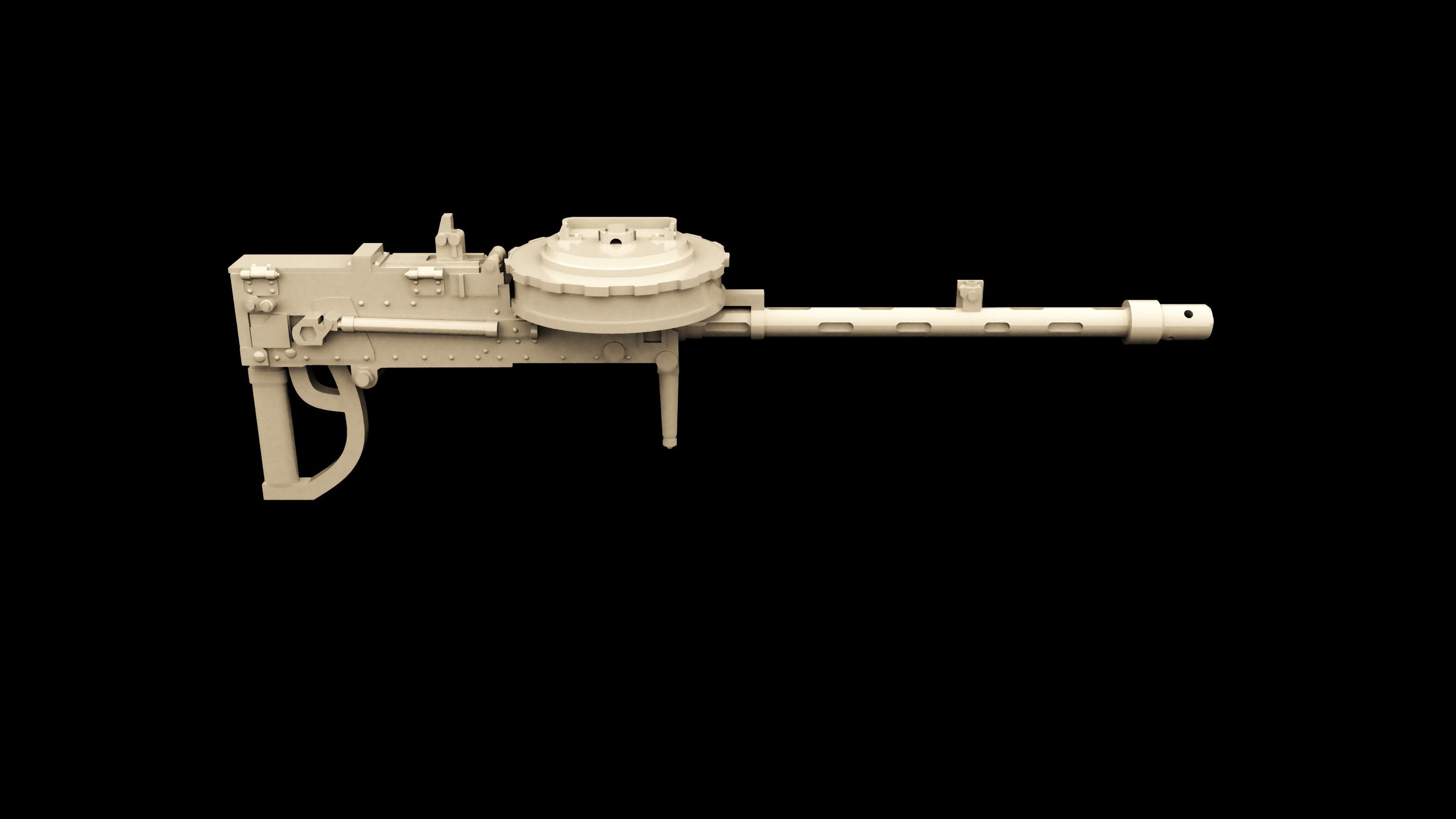 Te-1 Japanese Machine Gun Scale 1:48 Metallic Details MDR48285