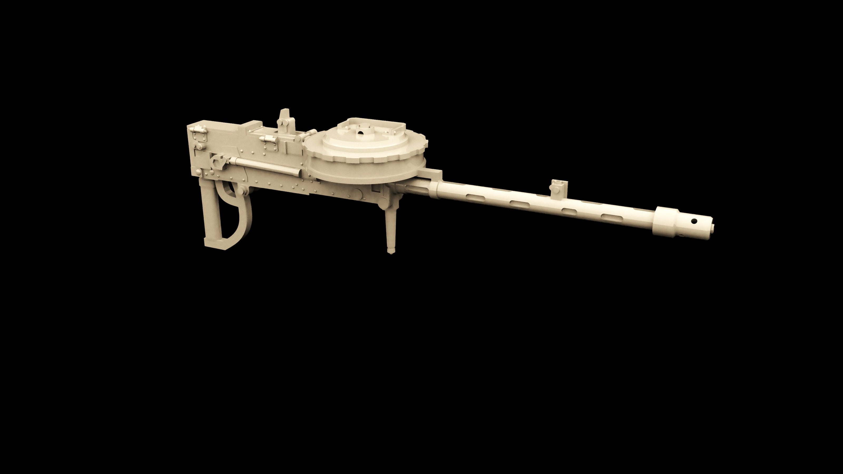 Te-1 Japanese Machine Gun Scale 1:48 Metallic Details MDR48285