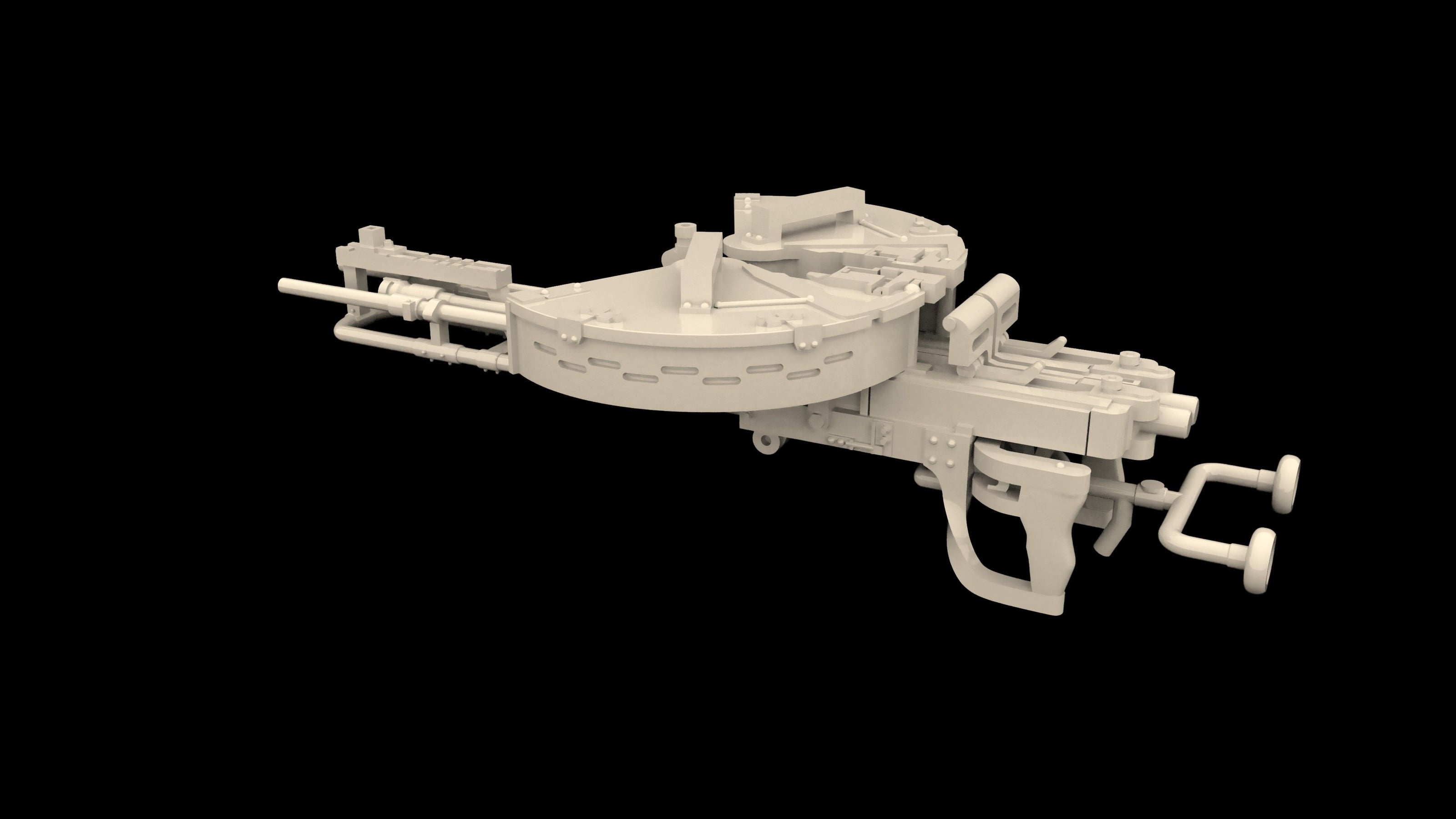 Type 89 dual flexible Japanese Machine Gun Scale 1:48 Metallic Details MDR48286