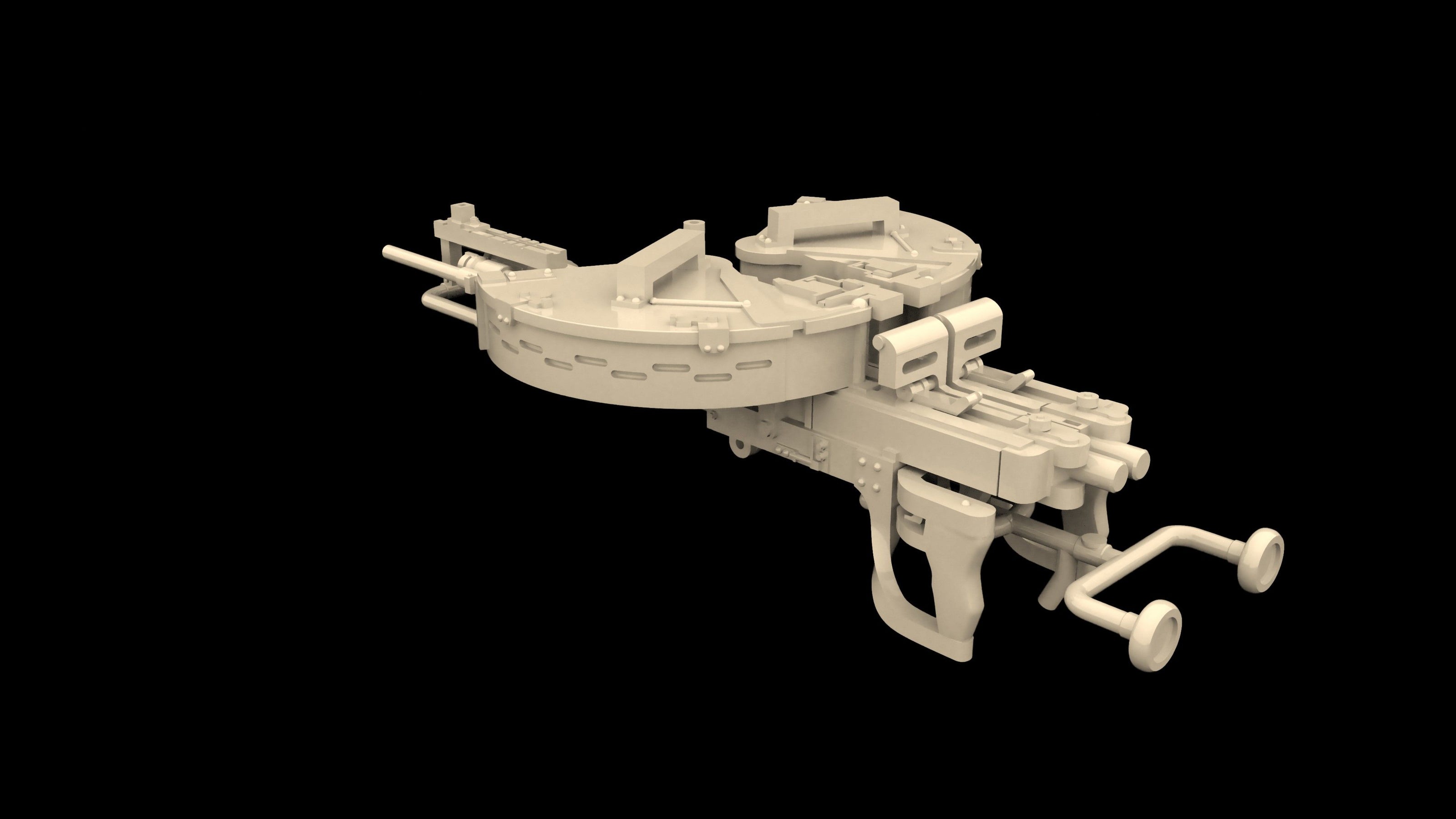 Type 89 dual flexible Japanese Machine Gun Scale 1:48 Metallic Details MDR48286