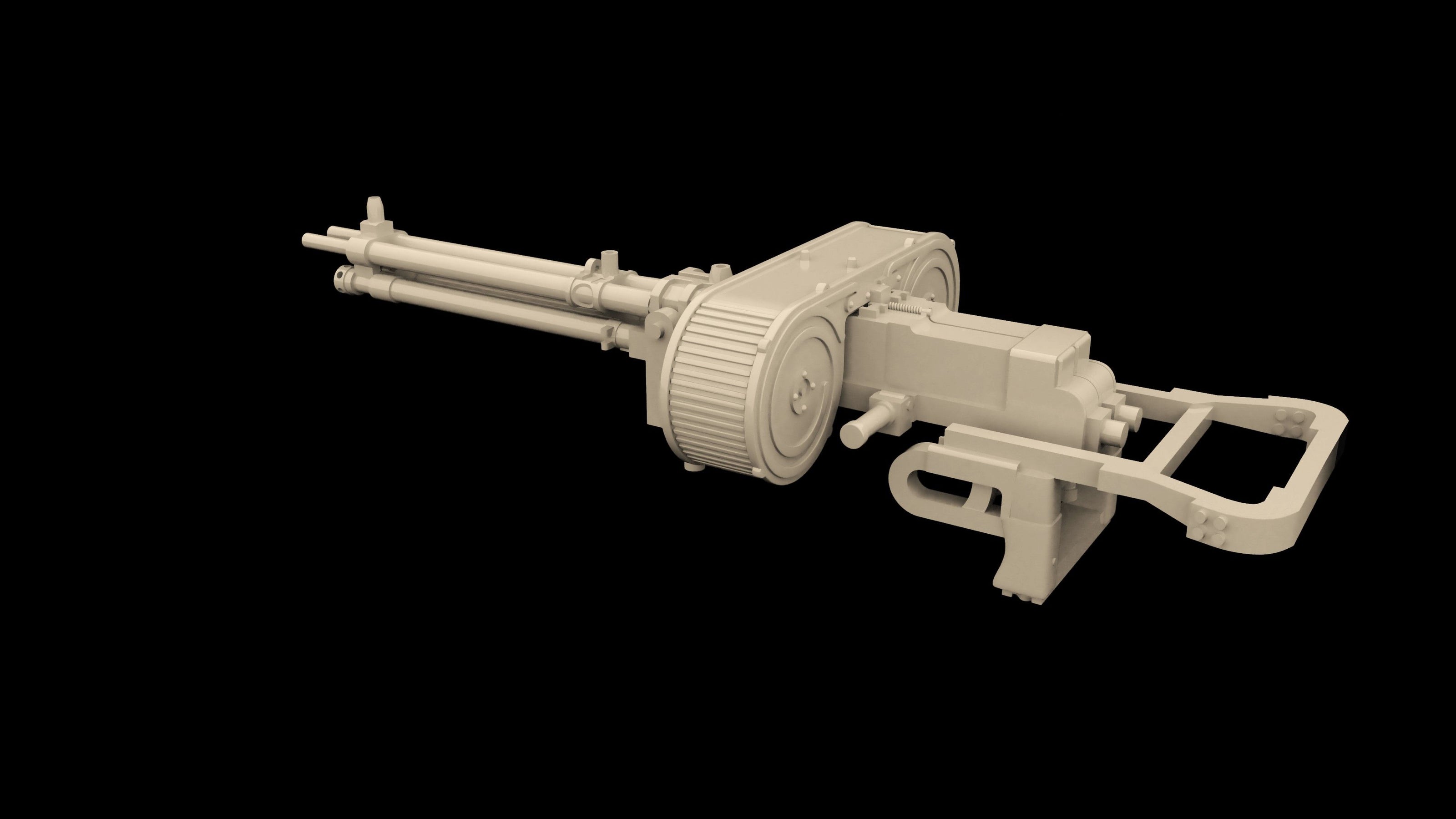 Te-3 Japanese Machine Gun Scale 1:48 Metallic Details MDR48288