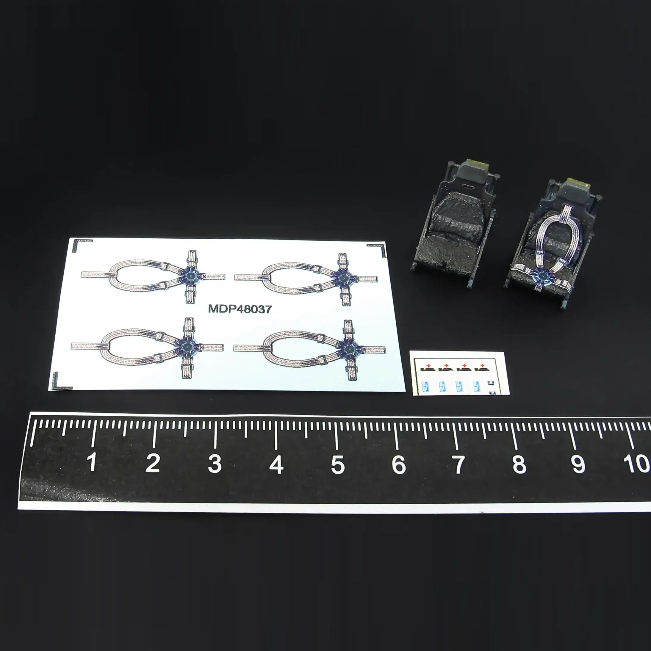 Pilot seats for UH-60, SH-60, MH-60 late Scale 1:48 Metallic Details MDR48292