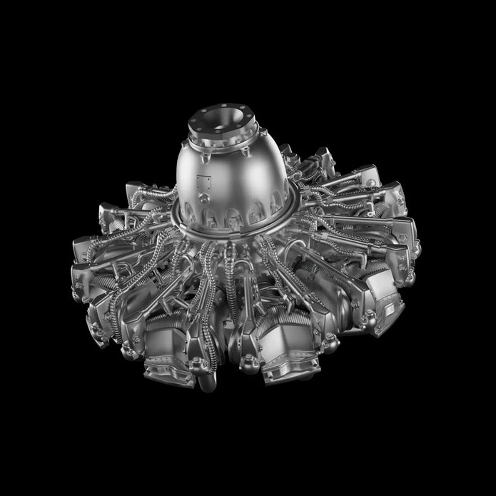 BMW Bramo Fafnir 323 Engine Scale 1:48 Metallic Details MDR48295