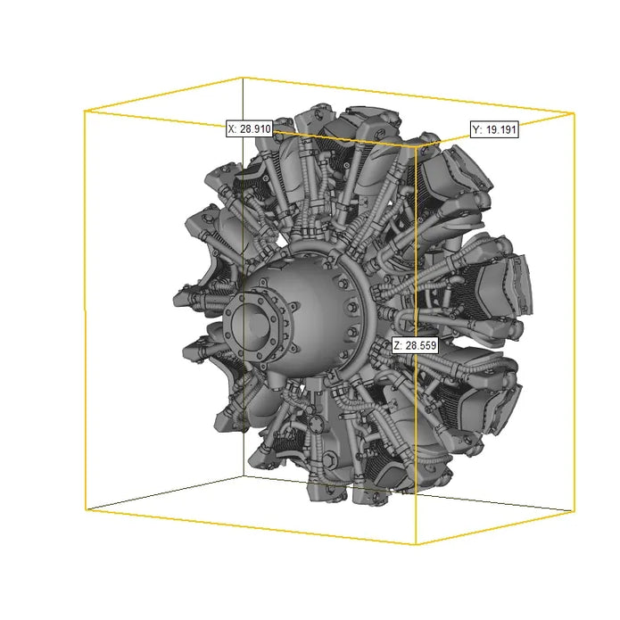 BMW Bramo Fafnir 323 Engine Scale 1:48 Metallic Details MDR48295