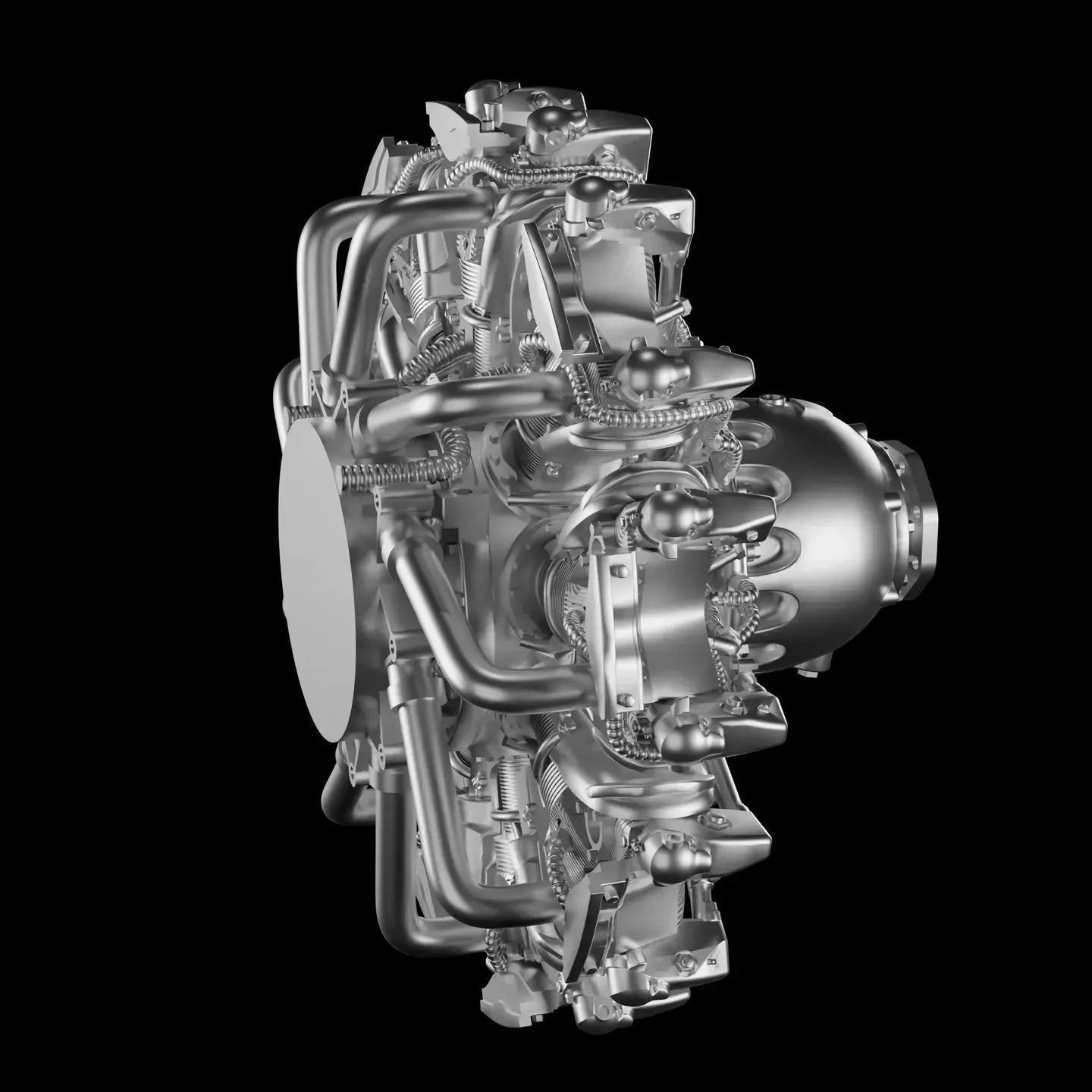 BMW Bramo Fafnir 323 Engine Scale 1:48 Metallic Details MDR48295