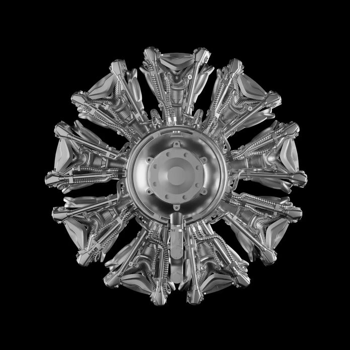 BMW Bramo Fafnir 323 Engine Scale 1:48 Metallic Details MDR48295